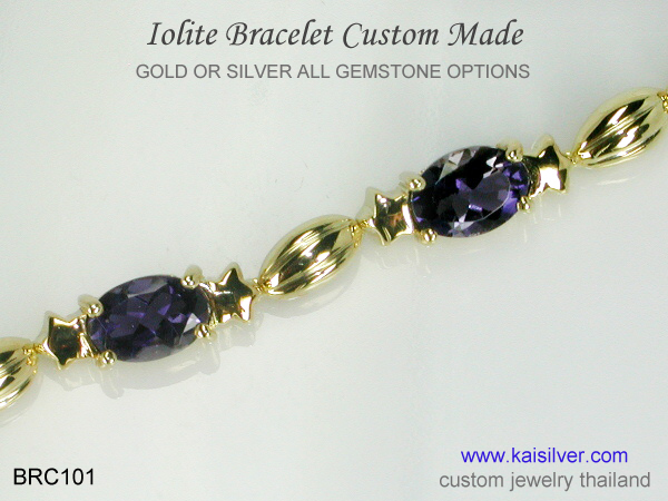 bracelet custom gold or silver