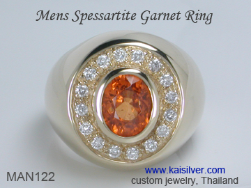 men's gemstone rings custom 