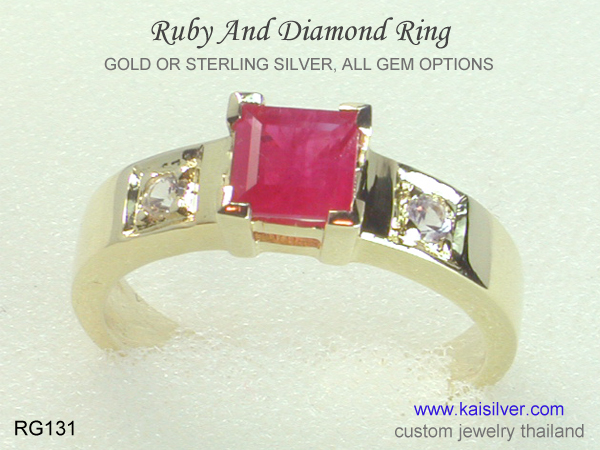 ruby ring natural  ruby gemstone